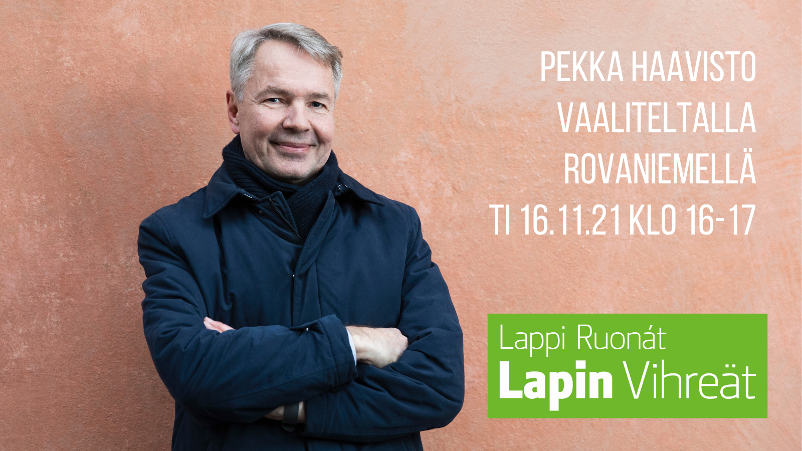 Pekka Haavisto Rovaniemellä