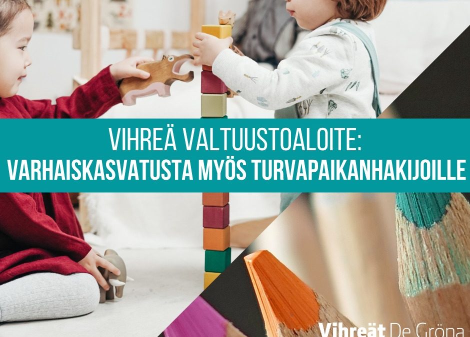 Valtuustoaloite turvapaikanhakijalasten varhaiskasvatuksen järjestämisestä Rovaniemellä
