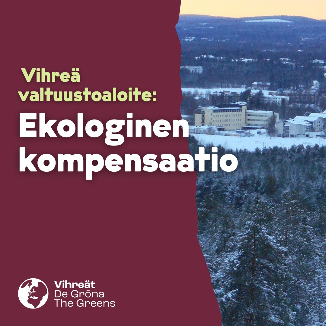 Valtuustoaloite ekologisen kompensaation käyttöönotosta Rovaniemellä