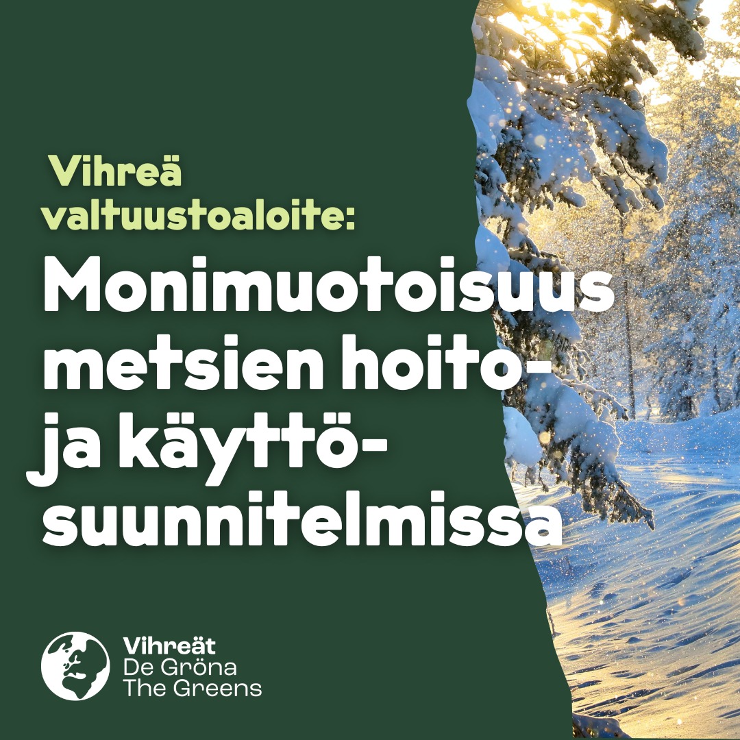 Monimuotoisuuden suojelu ja lisääminen metsien hoito- ja käyttösuunnitelman keskeiseksi tavoitteeksi